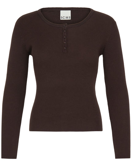 Luls Ribbed Top - Chocolate