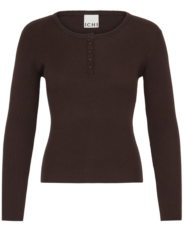 Luls Ribbed Top - Chocolate