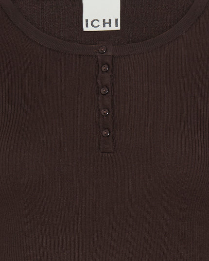 Luls Ribbed Top - Chocolate