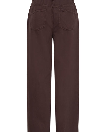 Hezano Wide-Leg Jeans - Coffee