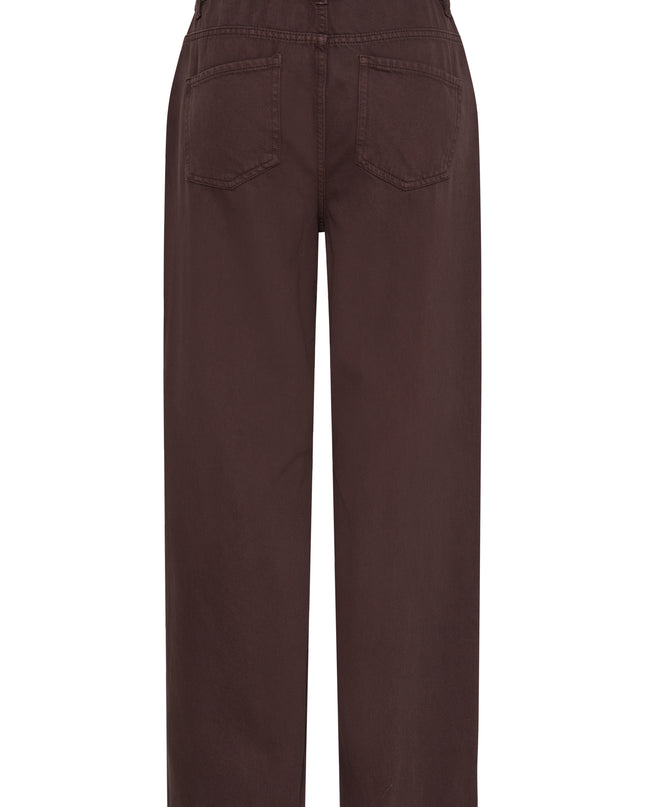Hezano Wide-Leg Jeans - Coffee