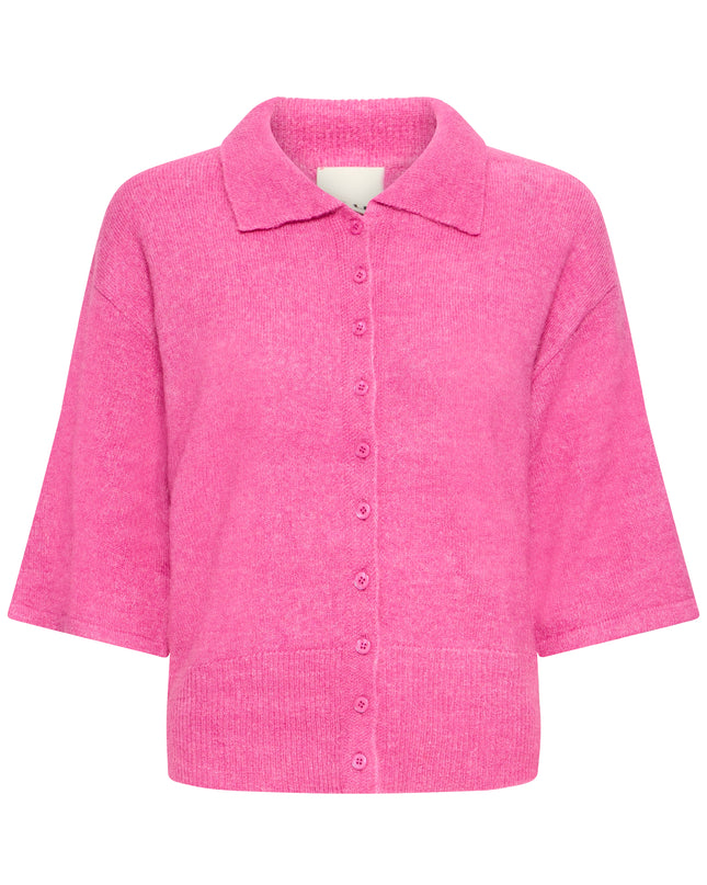 Kamara Knit Polo - Meadow Mauv