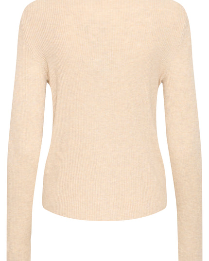 Fama Cardigan - Toasted Coconut Melange