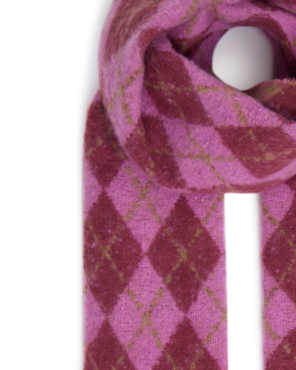 Dahlia Scarf - Raspberry