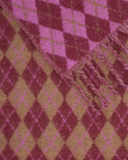Dahlia Scarf - Raspberry