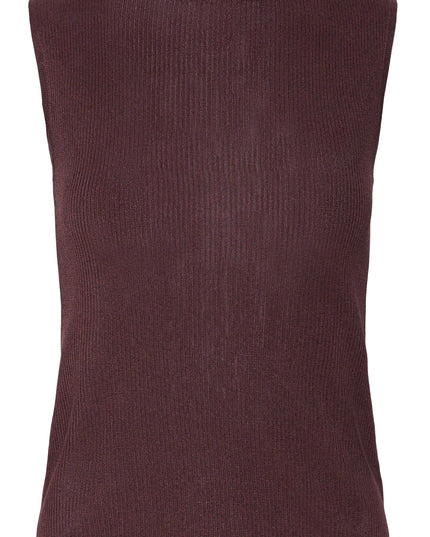 Banita Vest Top - Fudge