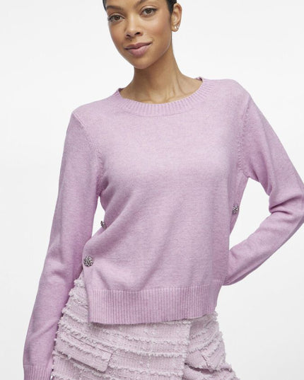 Ril Round Neck Knitted Pullover