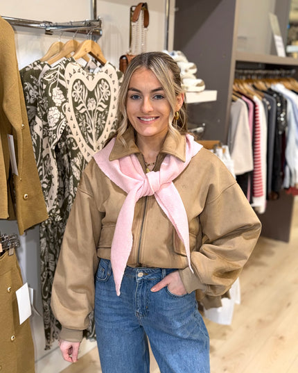 Triangle Scarf - Pink