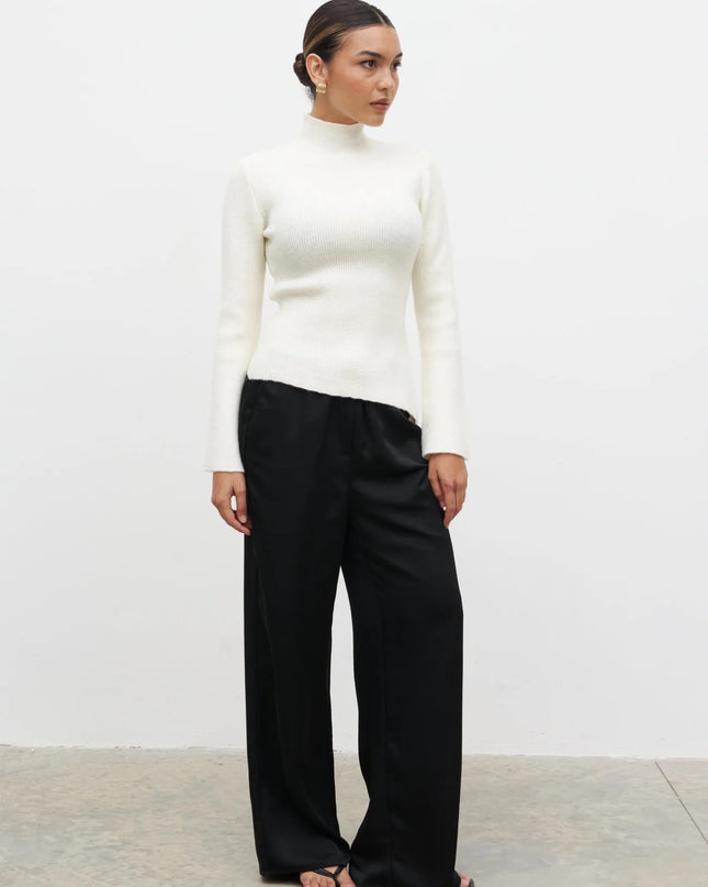 Odyssey A-Line Knit Jumper - Cream