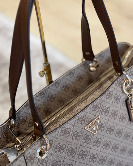 Guess Noelle II Tote - Latte Logo/Brown