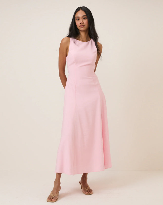 Reign Midi Dress - Pink