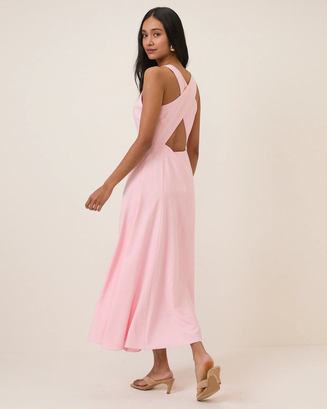 Reign Midi Dress - Pink