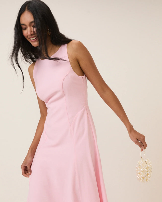 Reign Midi Dress - Pink