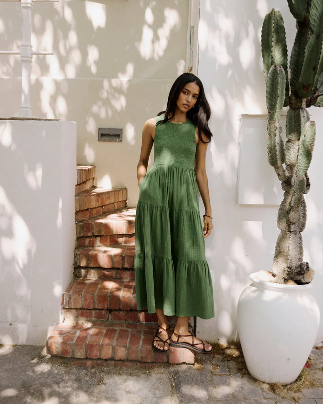 Charlie Midaxi Dress - Green