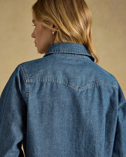 Denim Blue Relaxed Fit Shirt