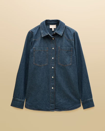 Denim Blue Relaxed Fit Shirt