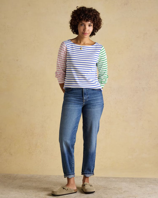 Harbour Striped Breton Top - Multi