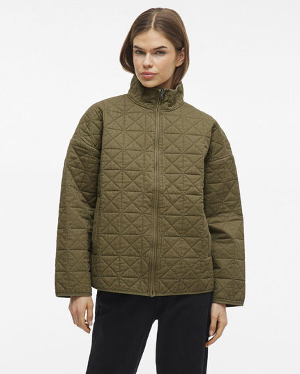 Quilted Jacket - Olive