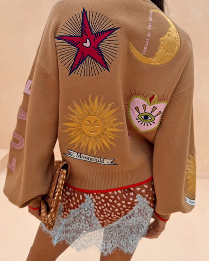 Camel Mystical Cardigan