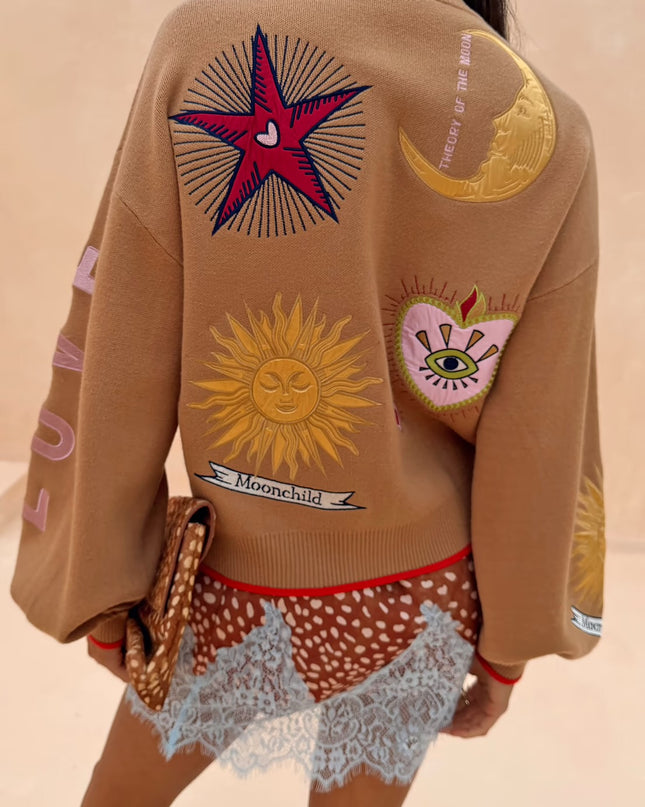 Camel Mystical Cardigan