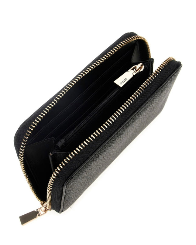 Guess Laurel II Medium Zip Around Purse - Black