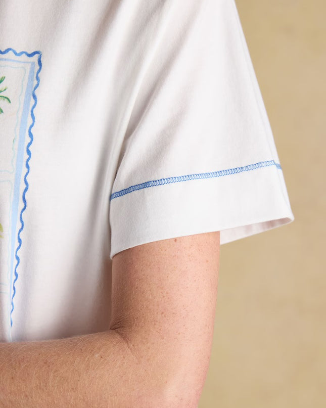 Postcard Graphic Tee - White