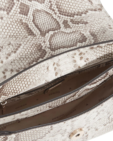 Guess Melinda Top Handle Flap - Natural