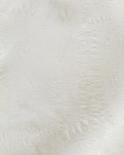 Kesia Jacquard Bow Blouse - Cream