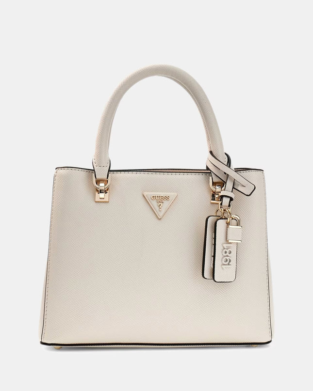 Guess Noelle Saffiano Handbag - Taupe