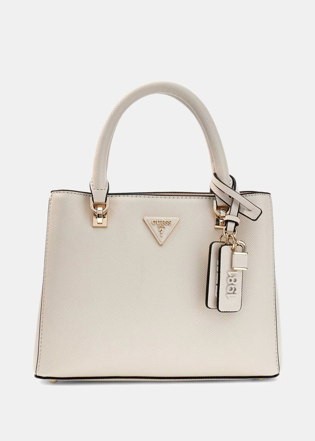 Guess Noelle Saffiano Handbag - Taupe