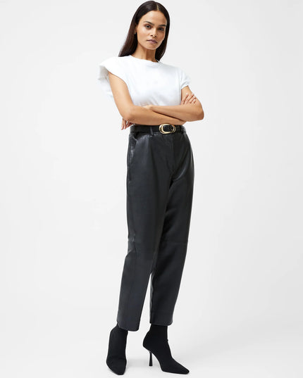 French Connection Rallie Shoulder Pad Tank Top - White