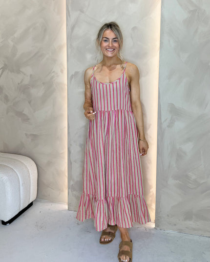 Foxa Midi Dress - Stripe