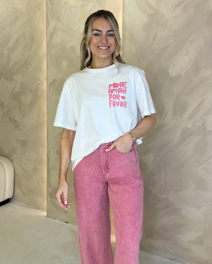 Oversized Graphic T-Shirt - Amour