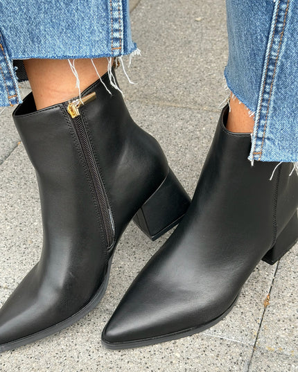 PU Ankle Boot - Black