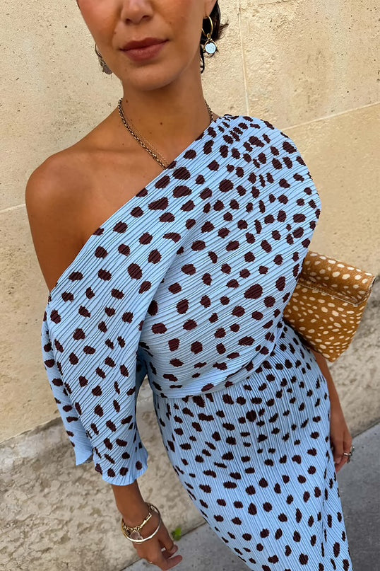 Deer Tilly Dress - Blue