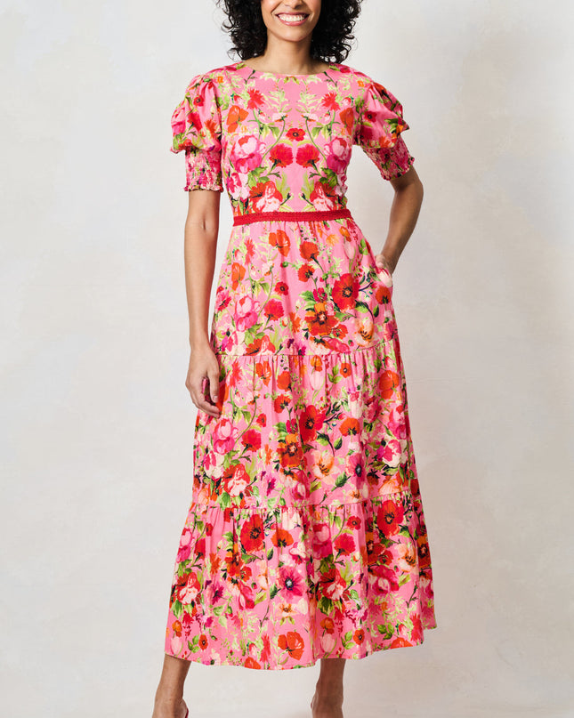Amara Dress - Pink Floral