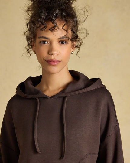 Joules Prep Soft Lounge Hoody - Chocolate