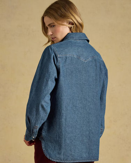 Denim Blue Relaxed Fit Shirt