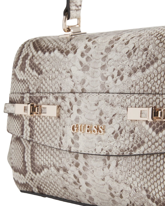 Guess Melinda Top Handle Flap - Natural