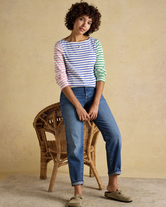 Harbour Striped Breton Top - Multi