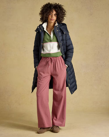 Joules Windborough Longline Padded Coat with Hood - Navy