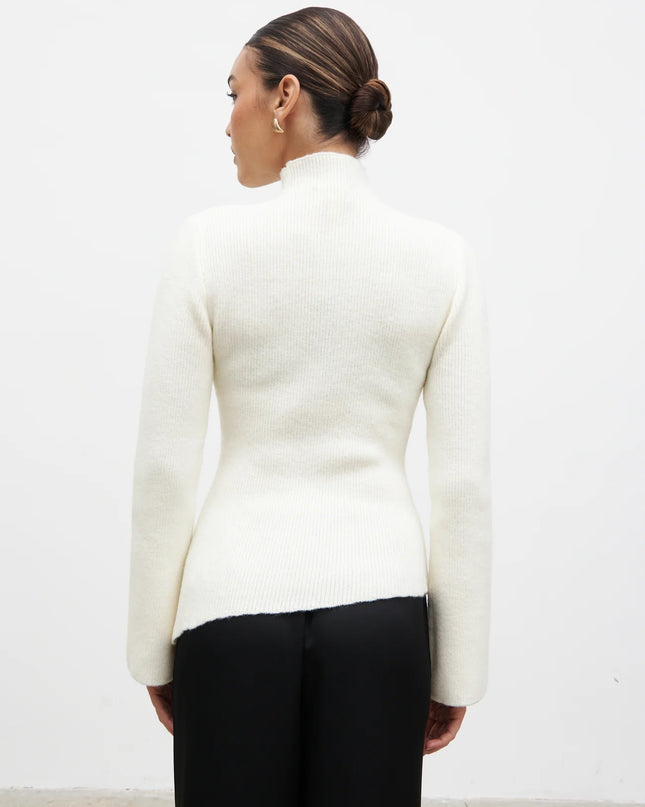 Odyssey A-Line Knit Jumper - Cream