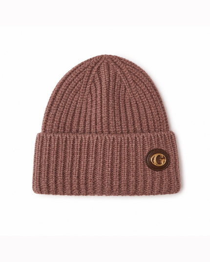 Guess Knitted Beanie - Chocolate
