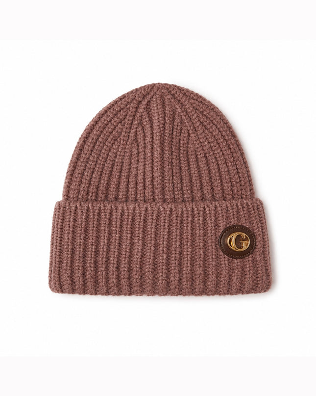 Guess Knitted Beanie - Chocolate