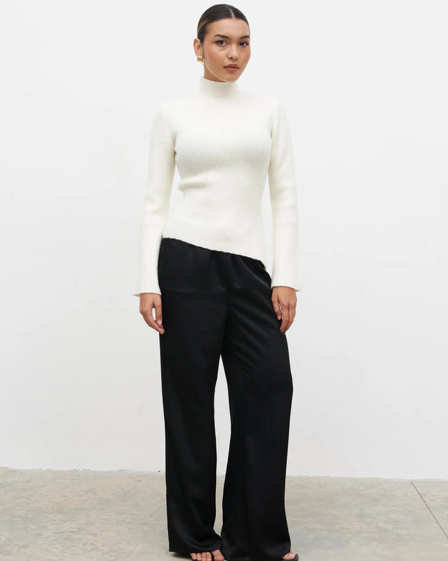 Odyssey A-Line Knit Jumper - Cream