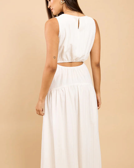 Thalassa Dropped Waist Midaxi Dress