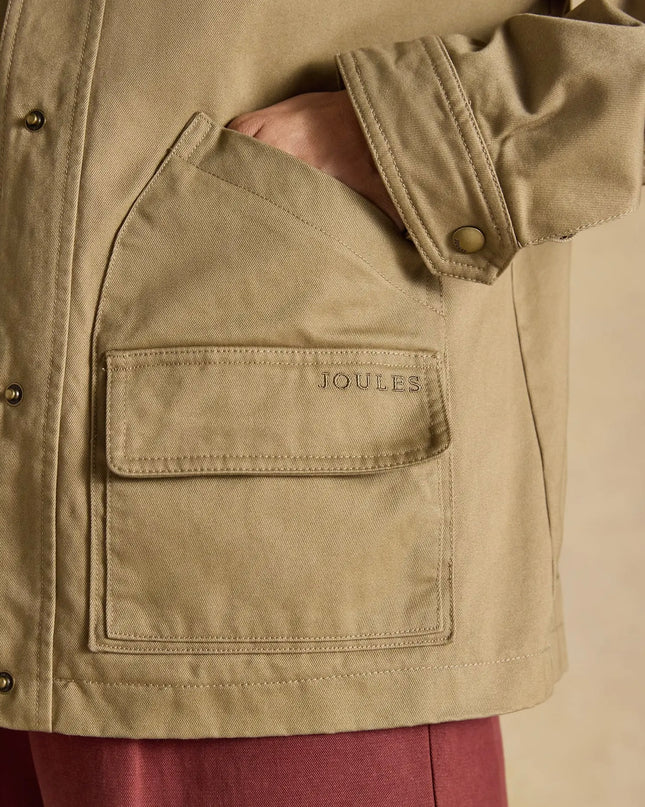 Joules Barn Jacket - Tan/Brown
