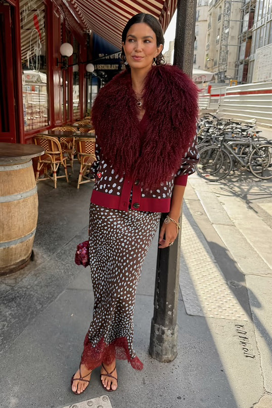 Chocolate Deer Midi Maeva Skirt