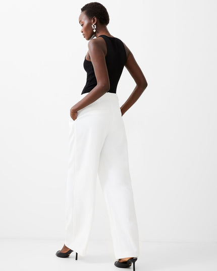 French Connection Harrie Tailored Trousers - Porcelain Cream