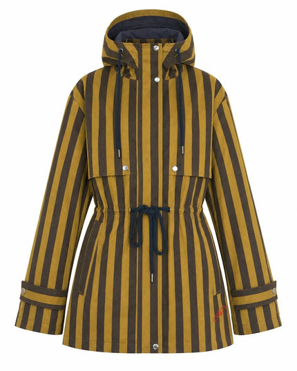 Catbells Cinched Jacket - Olive Stripe